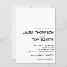 Moderne Type Eenvoudige handse bruiloft