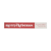 Moderne Typografie Aangepast kerstfeest (Individueel)