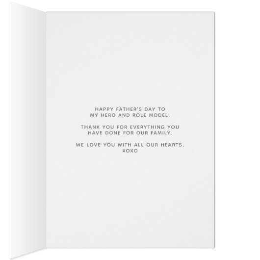 Moderne Typografie Aangepaste foto-Vaderdag (Binnen (Rechts))