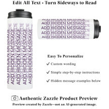 Moderne typografie Aangepaste geheime boodschap AM