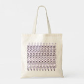 Moderne typografie aangepaste geheime boodschap AM Tote Bag (Achterkant)