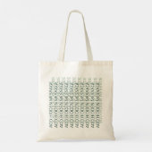 Moderne typografie Aangepaste geheime boodschap GG Tote Bag (Achterkant)