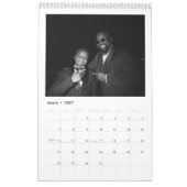 Moderne typografie Aangepaste trouwfoto van pasget Kalender (Mar 2027)