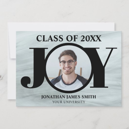 Moderne Typografie Aankondiging Afstuderen foto's (Voorkant)