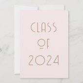 Moderne Typografie Aankondiging Afstuderen foto's (Achterkant)