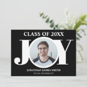 Moderne Typografie Aankondiging Afstuderen foto's (Staand voorkant)