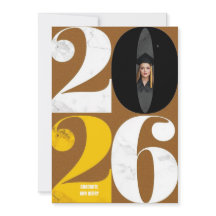 Moderne typografie afstudeer aankondigingen