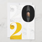 Moderne typografie afstudeer aankondigingen (Achterkant)