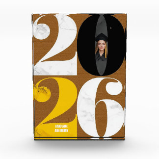 Moderne typografie afstudeeraankondigingen fotoblokken