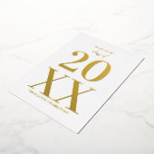 Moderne typografie afstudeerfeest uitnodiging (Gedraaid)