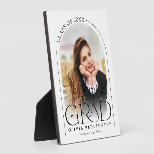 Moderne typografie Afstuderen Fotoboog Fotoplaat (Zijkant)