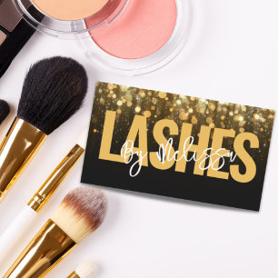 Moderne Typografie Beauty Make-up Artiest Lashes Visitekaartje
