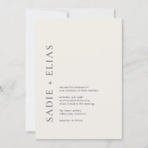 Moderne typografie Beige Elegante Trouw 