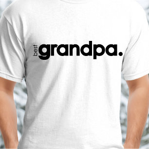 Moderne Typografie Beste Opa T-shirt