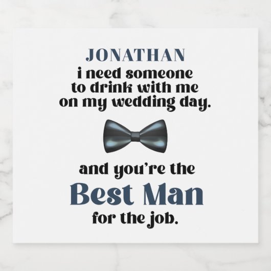 Moderne typografie Beste voorstel Bier Etiket (Enkel label)