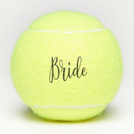 Moderne Typografie Bruid Tennisballen