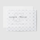 Moderne typografie bruiloft opslaan van de datum o vellum uitnodigingen (Offset (Uitnodiging))