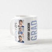 Moderne Typografie Citaat & de Collage van de Foto Koffiemok (Voorkant links)