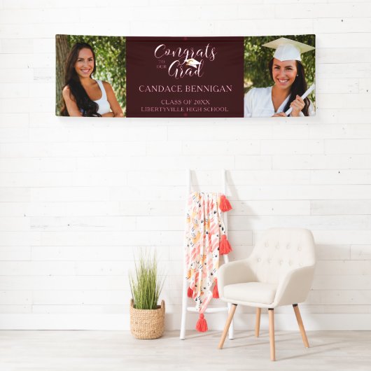 Moderne typografie CONGRATS AFSTUDEERDER Foto Maro Spandoek (Insitu)