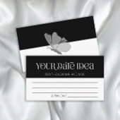 Moderne Typografie Datum nacht ideeën. Datumpot Informatiekaartje