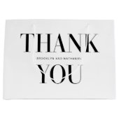 Moderne typografie dikke bedanktas groot cadeauzakje (Voorkant)