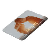 Moderne Typografie Eenvoudig sparen de Datum Magneet (Linkerzijde)