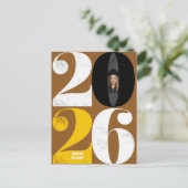 Moderne typografie eindexamen aankondigingen (Staand voorkant)