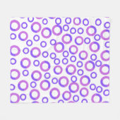 Moderne typografie Elegant script Fleece Deken (Voorkant (Horizontaal))