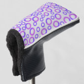 Moderne typografie Elegant script Golfheadcover (3/4 voorkant)