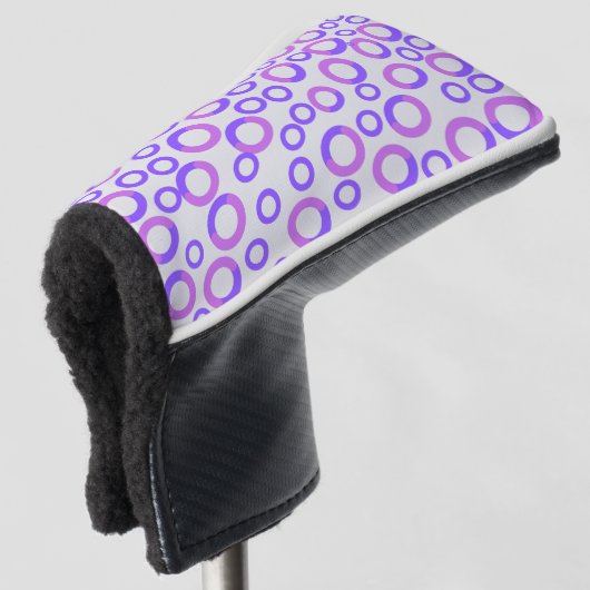 Moderne typografie Elegant script Golfheadcover (3/4 voorkant)