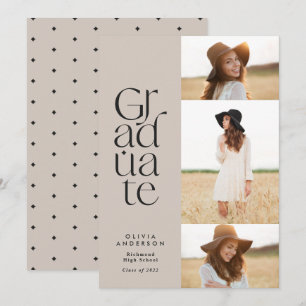 Moderne typografie elegant, stijlvol, gedurfd foto aankondiging