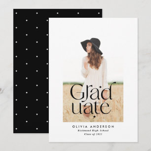 Moderne typografie elegant, stijlvol, gedurfde fot aankondiging