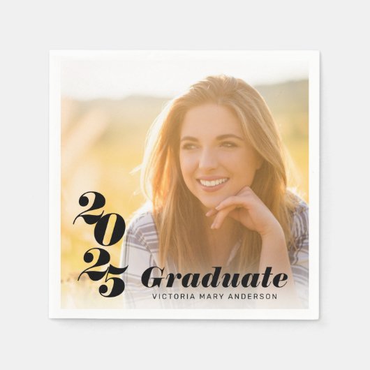 Moderne typografie Foto Afstuderen 2025 Servet (Voorkant)