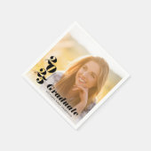 Moderne typografie Foto Afstuderen 2025 Servet (Hoek)