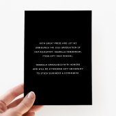 Moderne Typografie Foto Afstuderen Aankondiging