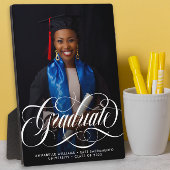 Moderne Typografie Foto Afstuderen Fotoplaat