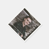 Moderne Typografie Foto Afstuderen Servet (Hoek)