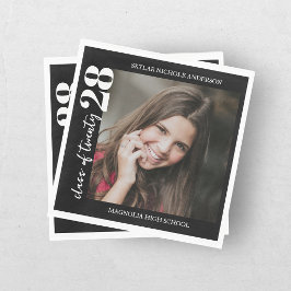 Moderne Typografie Foto Afstuderen Servet