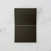 Moderne Typografie Foto Bruids Dank u kaart (Binnen)