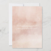 Moderne typografie foto-bruiloft bespaart datum save the date (Achterkant)