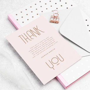 Moderne Typografie Foto Graduation Party Uitnodige Bedankkaart