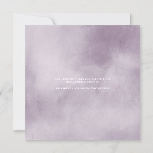 Moderne Typografie Foto Wedding Kaart (Achterkant)