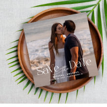 Moderne Typografie Foto Wedding