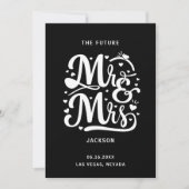 Moderne Typografie Foto Wedding Save The Date (Voorkant)