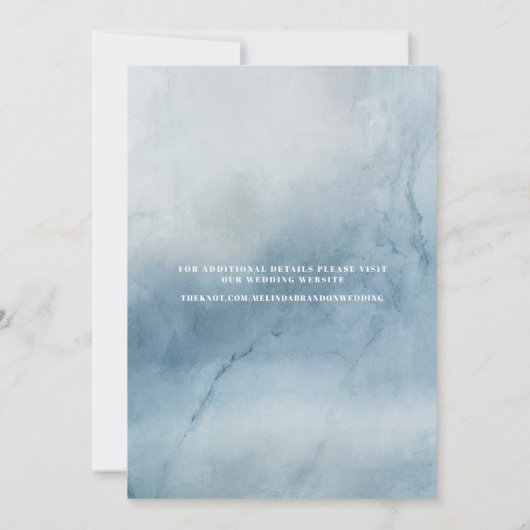 Moderne Typografie Foto Wedding Save The Date (Achterkant)