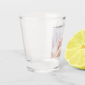 Moderne typografie fotografie-herdenking shot glas (Links)