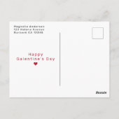 Moderne Typografie Galentinedag Briefkaart (Achterkant)