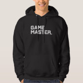 Moderne typografie Game Master Heren Matching Hoodie (Voorkant)