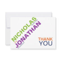 Moderne Typografie Gay Wedding Bedankt