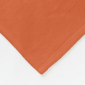 Moderne typografie Gepersonaliseerde naam | Roze O Fleece Deken (Hoek)